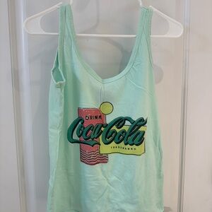Wildfox Mint Green Graphic Tank Size S